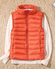 Waterproof Vest with White Duck Down