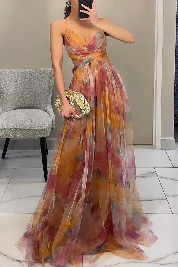 Feminine Sleeveless Maxi Dress For Women