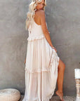 Soft Ruffle Casual Dress – Lightweight, Flowy Summer Style Perfect for Travel & Everyday Elegance