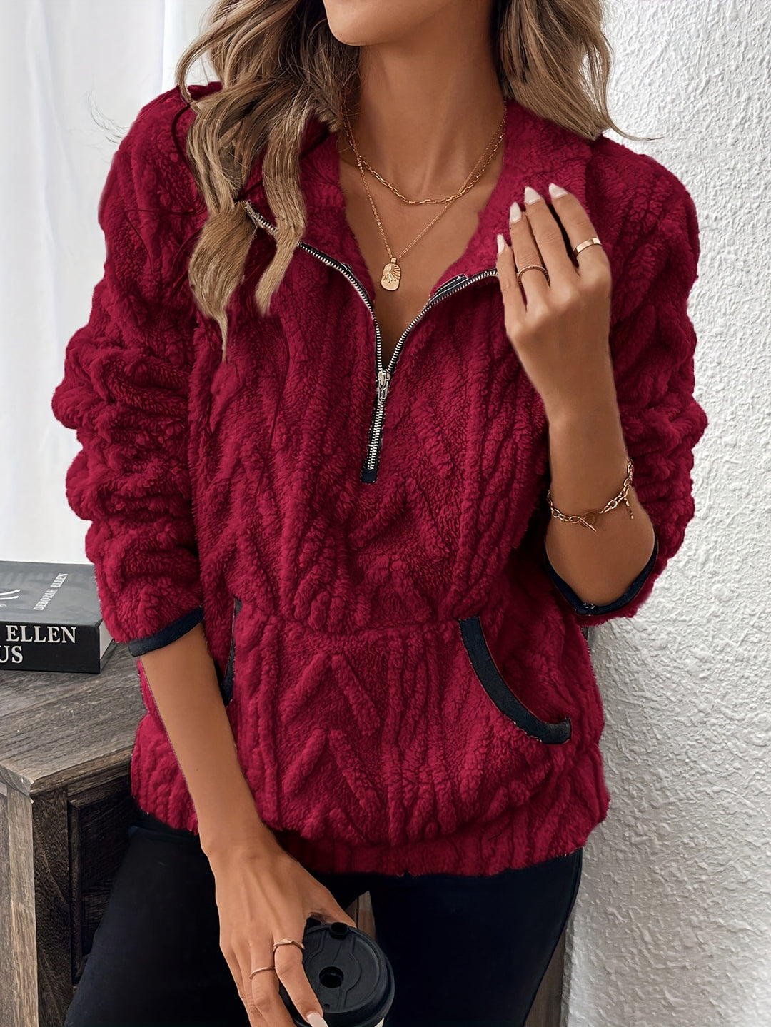 Alice Soft Fuzzy Knit Sweater