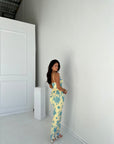 Elegant Sleeveless Floral Maxi Dress