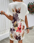 Casual Placement Print Dress