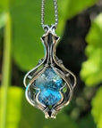 Blue Vintage Necklace in Silver VIP
