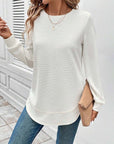 O-Neck Long Sleeve Daily Wear Shirt