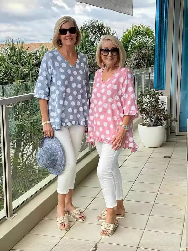 Stylish V-Neck Blouse for Women