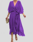 Gentle Tiered Ruffle Midi Dress
