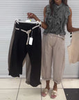 Soft Feel Ruffle Top with Elegant Drape