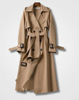Longline Trench Coat for Women