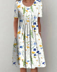 Flowy Casual Floral Boho Midi Dress