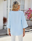 Modern V Neck Blouse Design