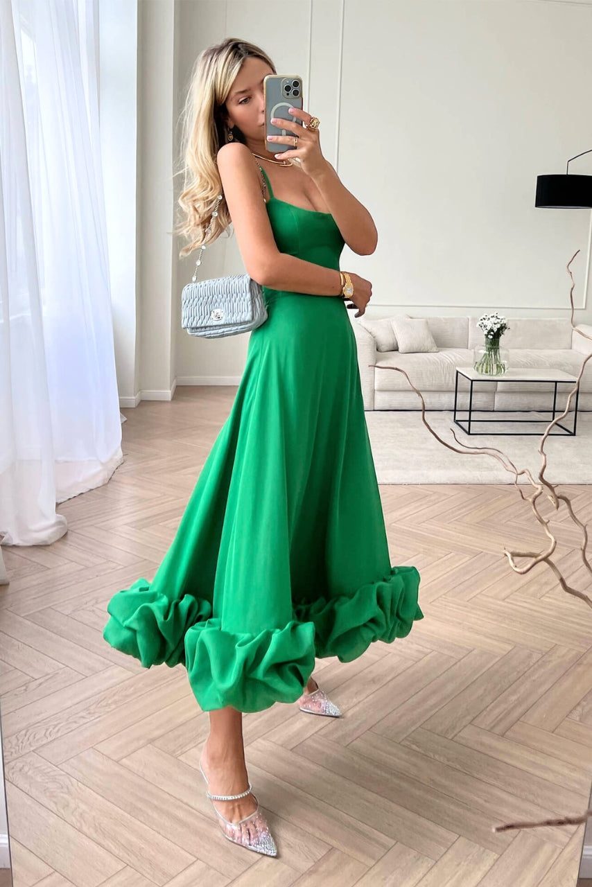 Flowy A-Line Dress With Graceful Fit