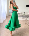 Flowy A-Line Dress With Graceful Fit