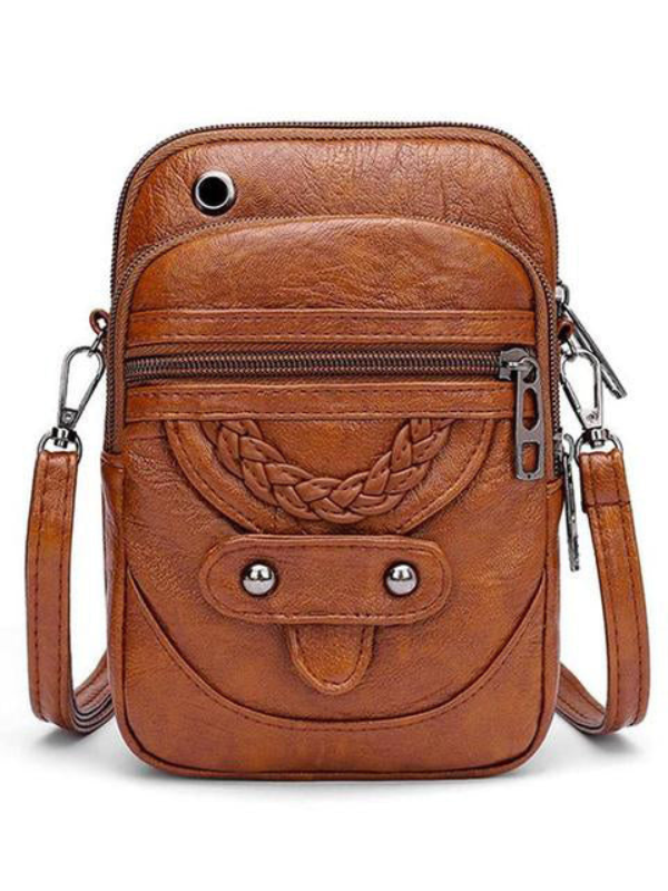 Casual Shoulder Bag with Stylish Edge