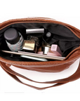 Stylish Leather Shoulder Bag with Modern Design