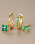 Chic Sophia Earring Set with Classic Shine