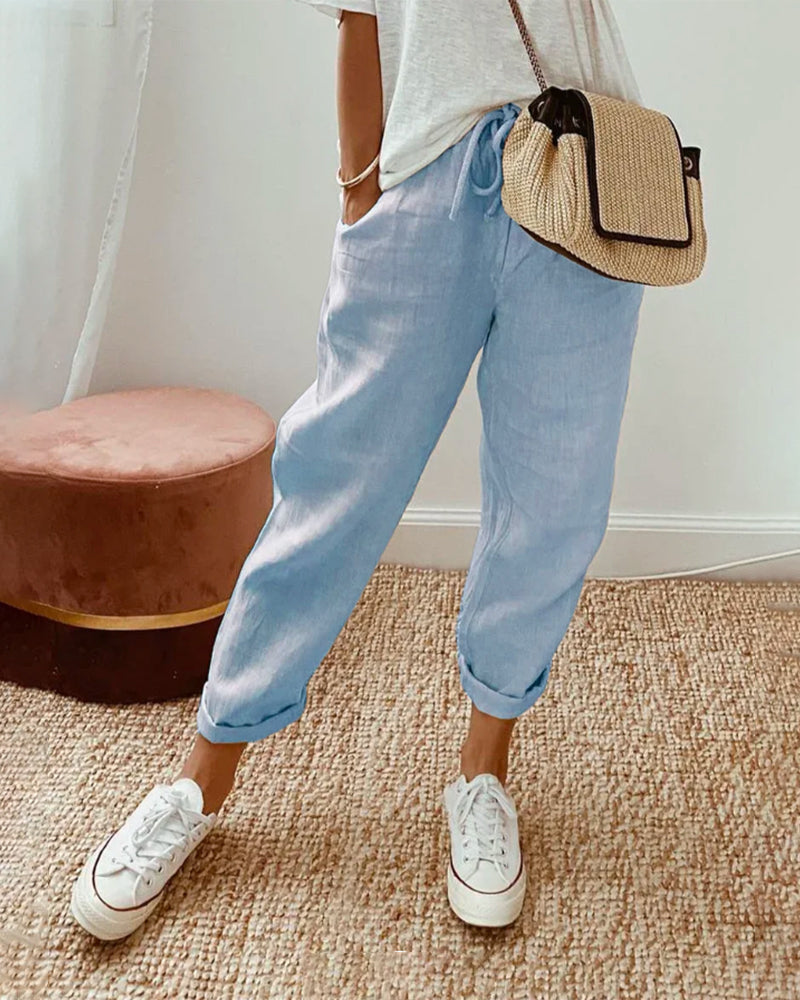 Classic Style Pants – Wrinkle-Resistant Wardrobe Staple for Minimalist Workwear and Travel Looks