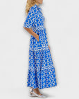 Midi Dress with Chain Pattern
