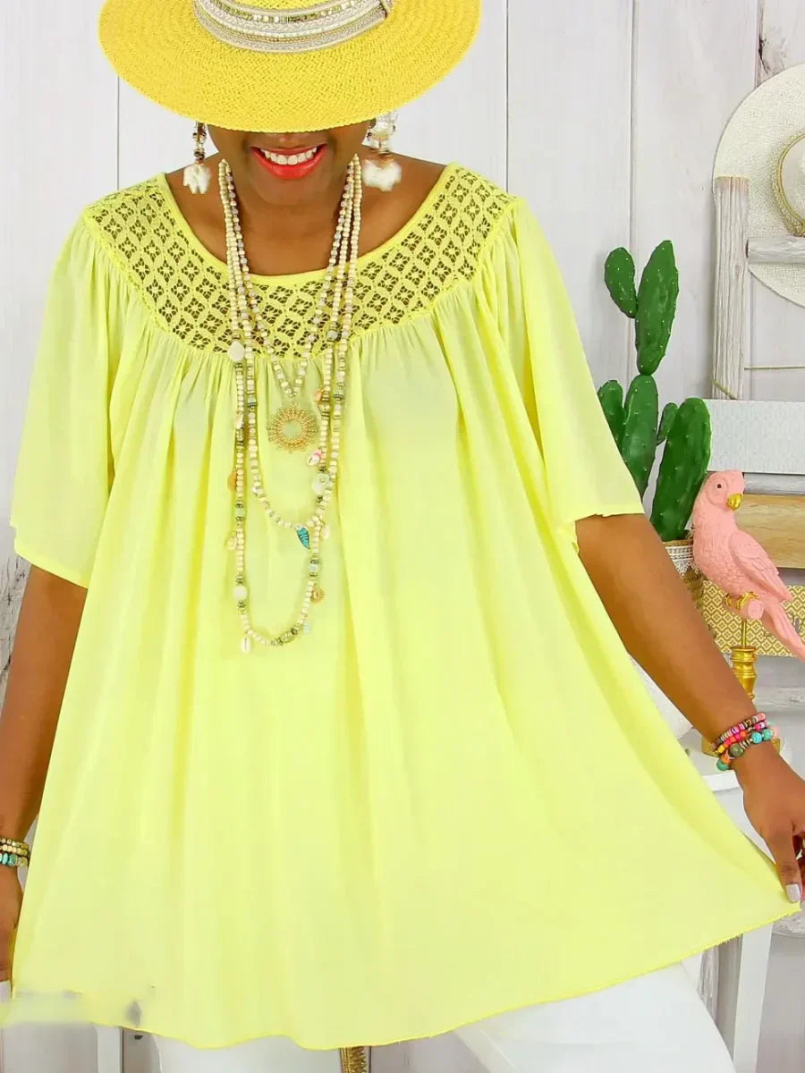 Summer Cloth With Short Sleeve Dress