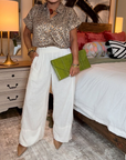Casual Leopard Print Blouse