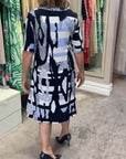 Women's leopard print midi dress