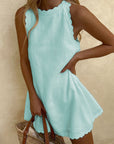 Chic Wave Edge Mini Dress