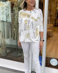 Round Neck Long Sleeve Top