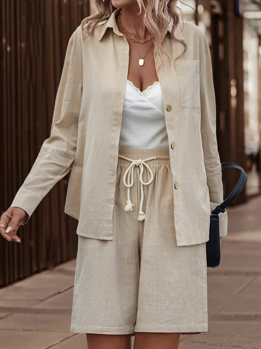 Lagoon Lounge Wear Two-Piece Set