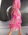Elegant bohemian long dress