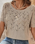 Chic Hollow Out Knitted Top
