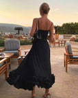 Flowy A-Line Dress With Graceful Fit