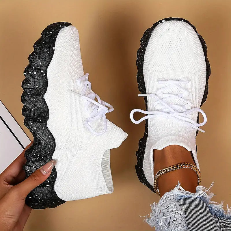 Luisa – Breathable chunky knit sneakers