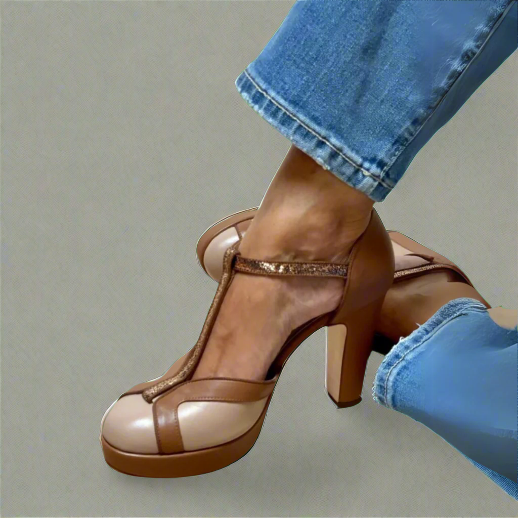 Elegant and Comfortable Heeled Sandals