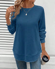 O-Neck Long Sleeve Daily Wear Shirt