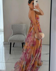 Feminine Sleeveless Maxi Dress For Women
