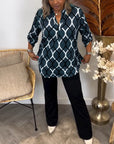 Casual Long-Sleeve Blouse