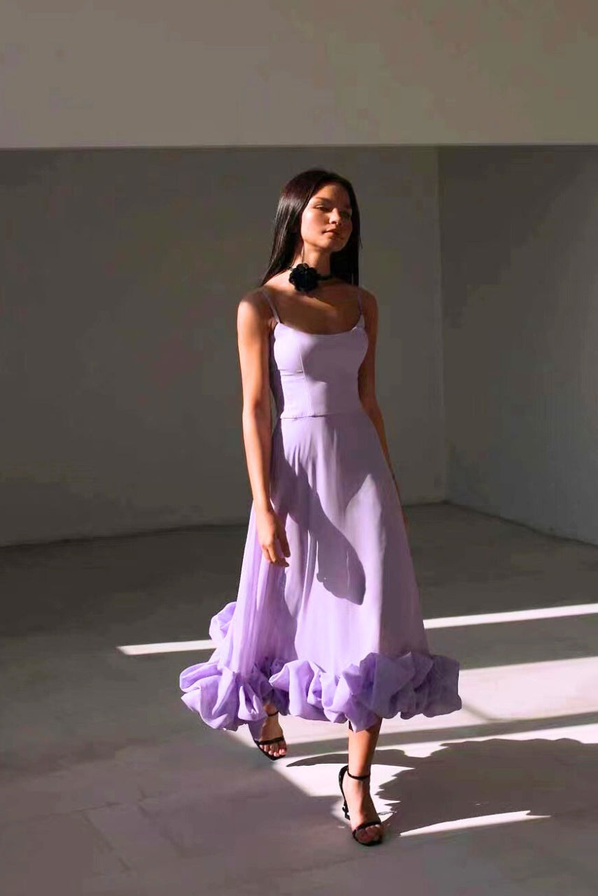 Flowy A-Line Dress With Graceful Fit