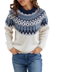 Sweater with Icelandic pattern