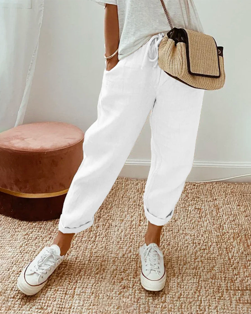 Classic Style Pants – Wrinkle-Resistant Wardrobe Staple for Minimalist Workwear and Travel Looks