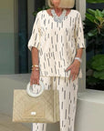 Casual Loose Pants Two-Piece Set