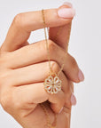 Lucky Heart Necklace with Dainty Shine