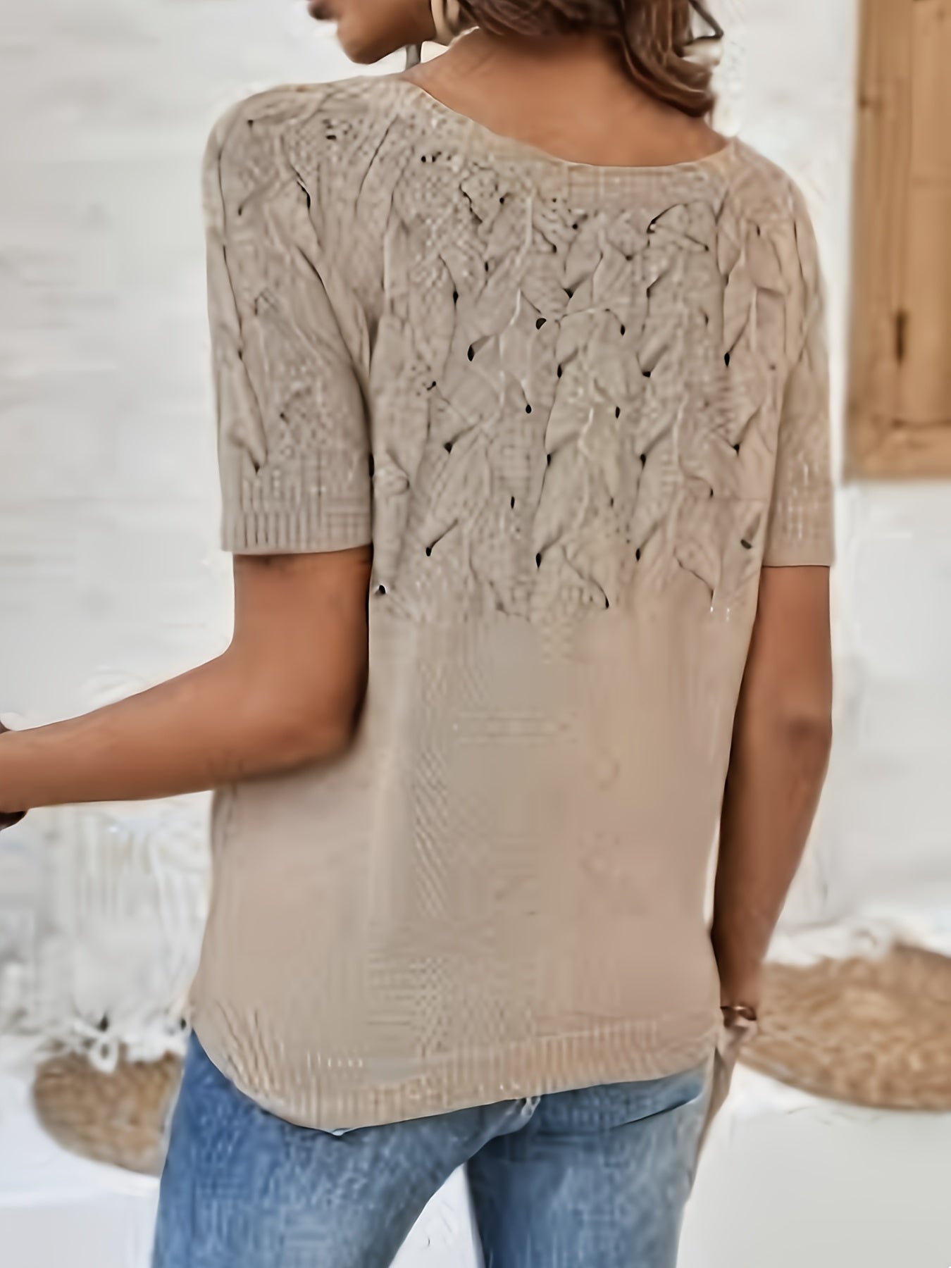 Chic Hollow Out Knitted Top
