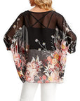 Three-Quarter Sleeve Loose Top