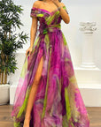 Elegant Off-Shoulder Maxi Dress