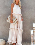 Soft Ruffle Casual Dress – Lightweight, Flowy Summer Style Perfect for Travel & Everyday Elegance