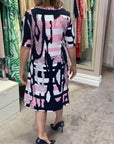 Women's leopard print midi dress