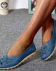 Soft Leather Moccasins with Airy Design
