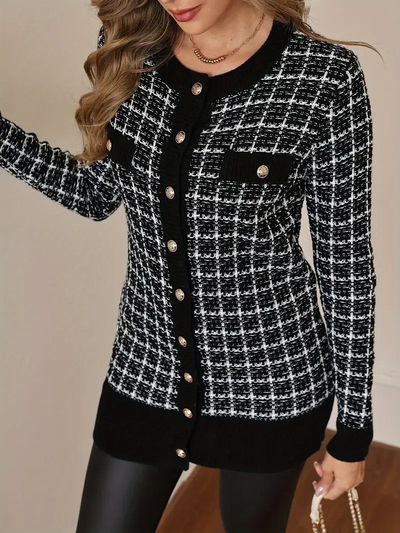 Elegant Long Sleeve Cardigan