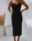 Strapless Bodycon Cocktail Dress