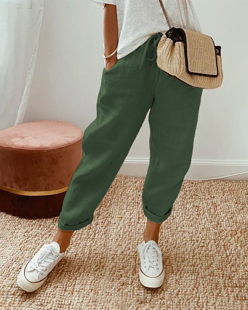 Classic Style Pants – Wrinkle-Resistant Wardrobe Staple for Minimalist Workwear and Travel Looks