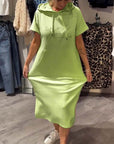 Relaxed Fit Pullover Hoodie Dress